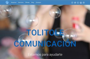 Web Tolitole Comunicación